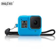 HOSHI Anti-drop Protective case Silicone case for gopro hero8 camera accessories with lanyard strap